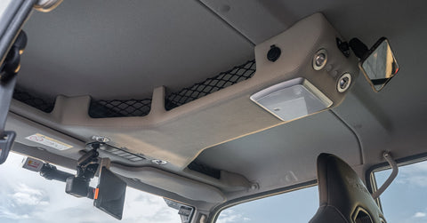 T-Shape Roof Console V2 with 6-Rocker Switch Panel | Toyota LandCruiser 79 Series Dual Cab & 76 Series Wagon