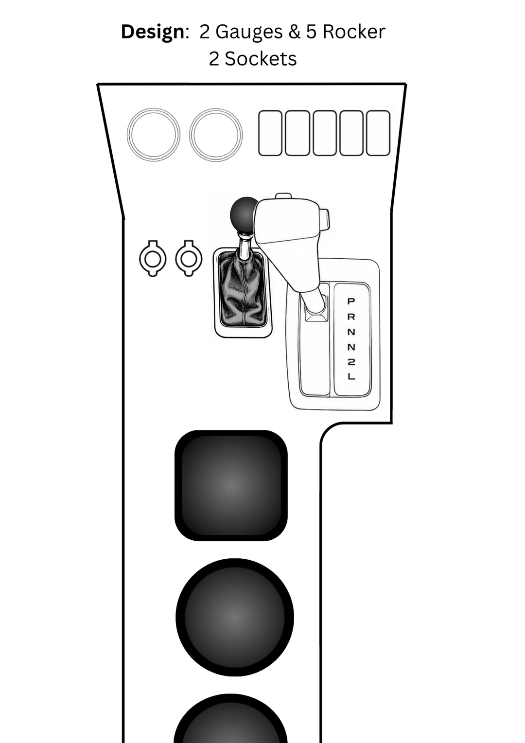Auto Full Length Console - 80 Series (Early Model up to 1995)