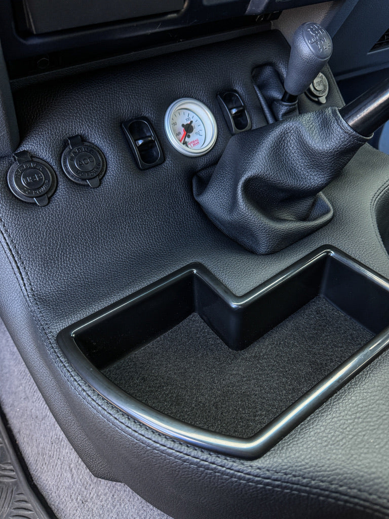 Premium Full Length Console with Charging Sockets & Airbag Man Provision