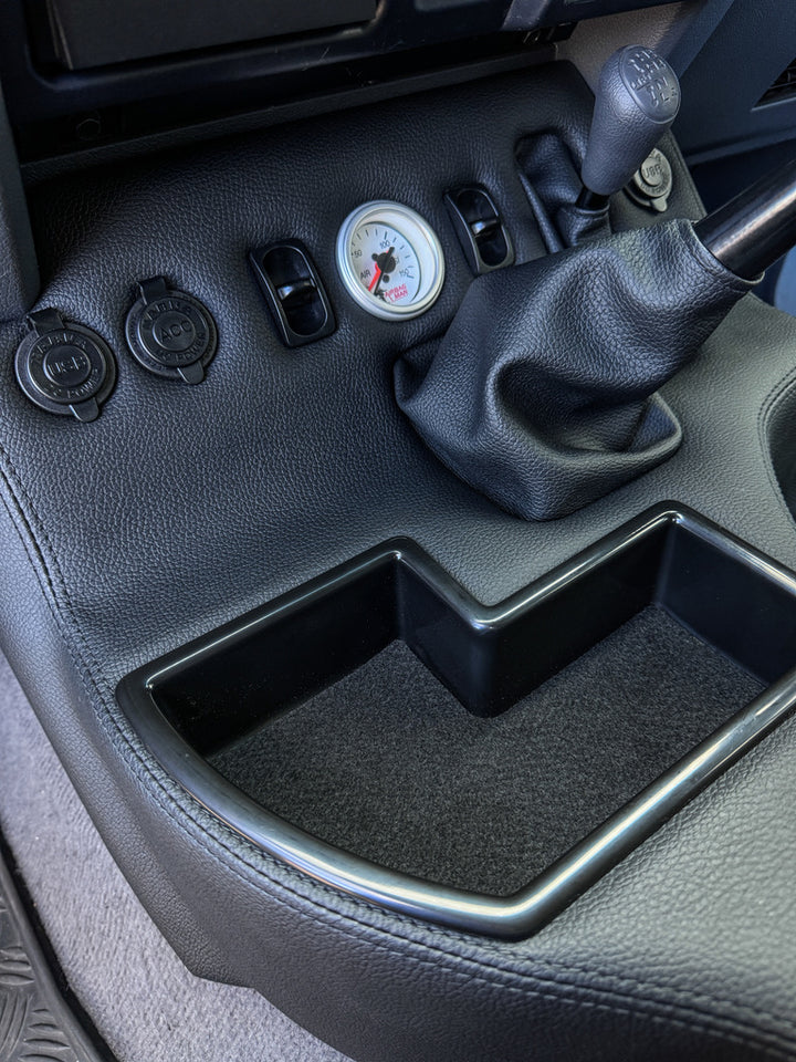 Premium Full Length Console with Charging Sockets & Airbag Man Provision