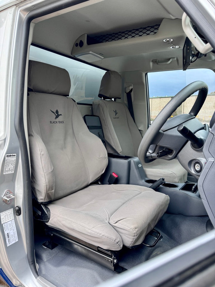 Black Duck Lid Cover - Canvas