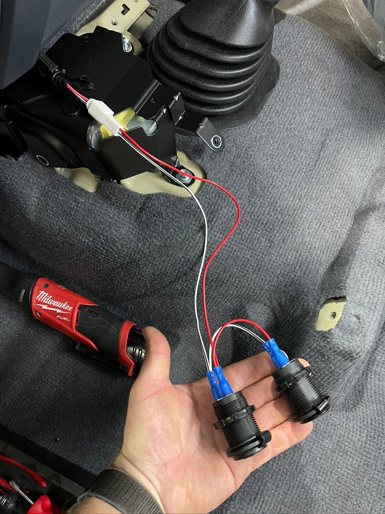 Floor console wiring loom