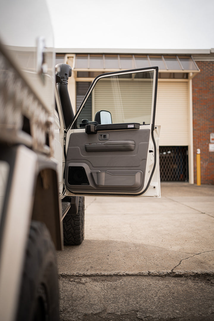 Front 3D Door Trims with Premium Speaker Door Pods