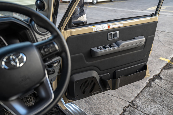 Front 3D Door Trims with Premium Speaker Door Pods