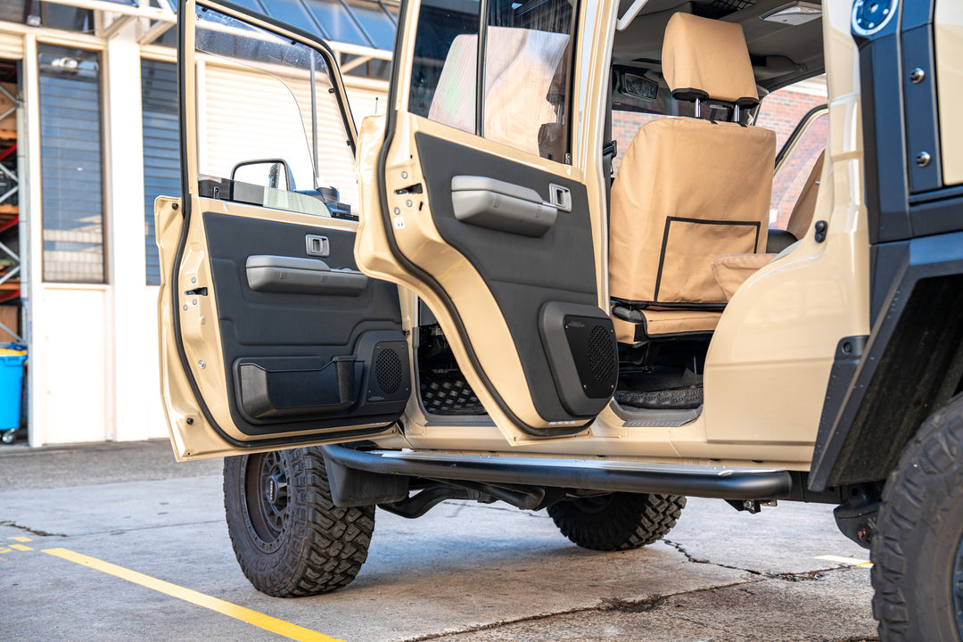 Front 3D Door Trims with Premium Speaker Door Pods