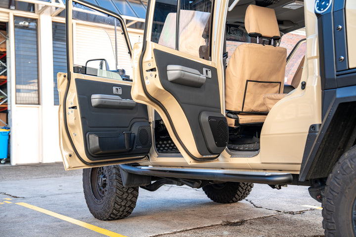 Front 3D Door Trims with Premium Speaker Door Pods