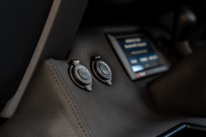 Premium Full Length Floor Console with Charging Sockets & Scan Gauge III