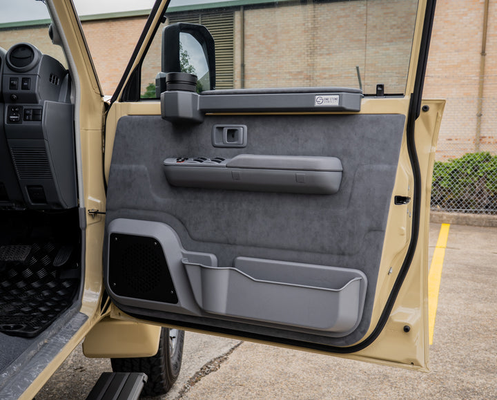 Premium Front Door Speaker Pods + Optional Door Trims with 3D Moulding