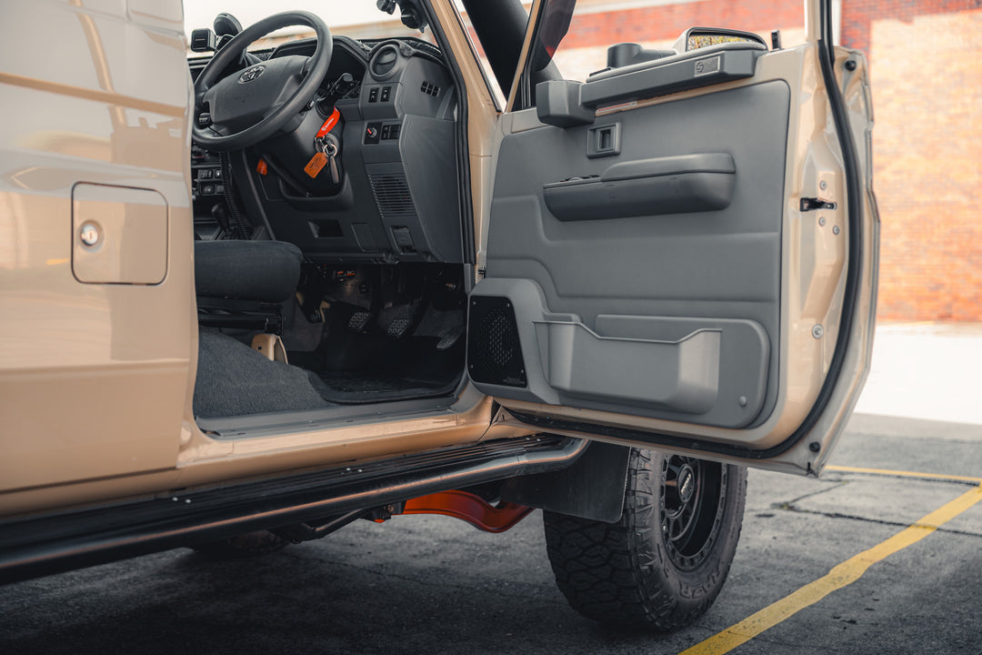 Front 3D Door Trims with Premium Speaker Door Pods