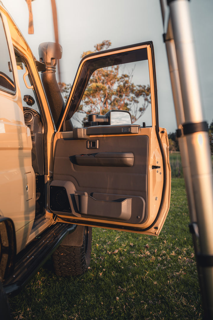 Premium Front Door Speaker Pods + Optional Door Trims with 3D Moulding