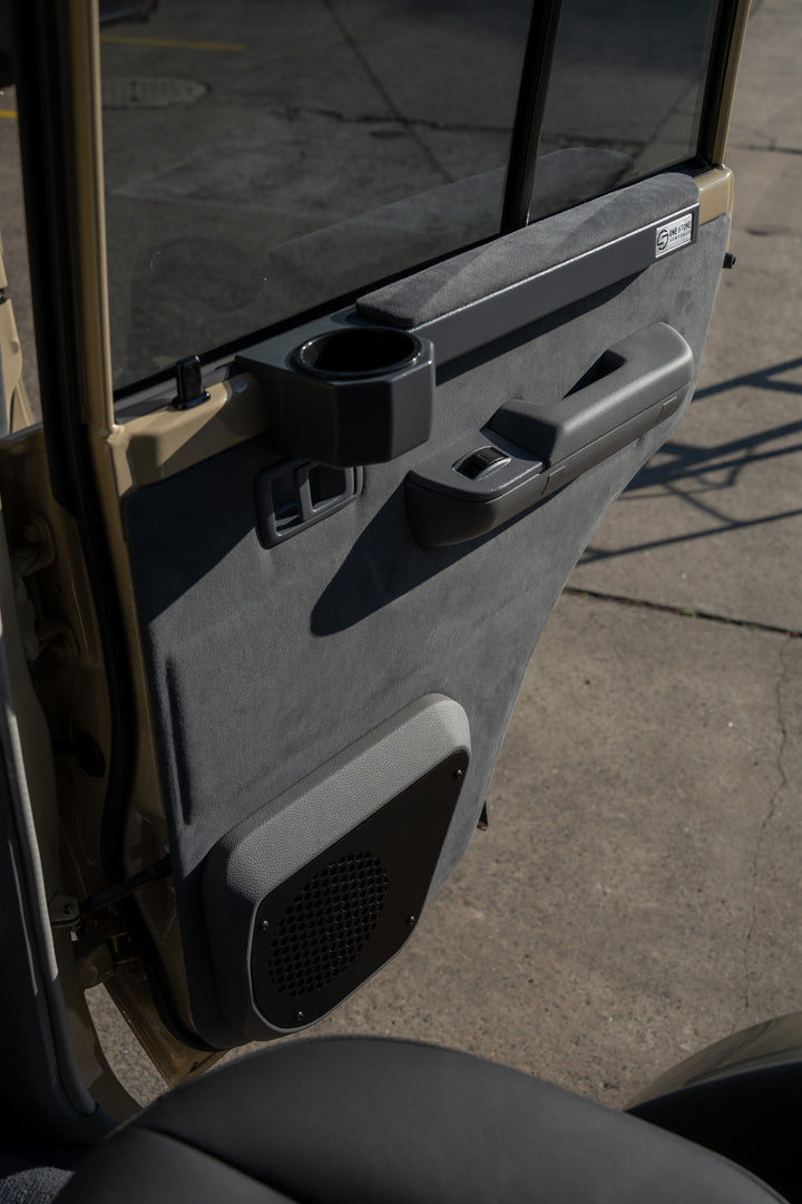 Rear Premium Speaker Door Pods + Optional Door Trims with 3D Moulding