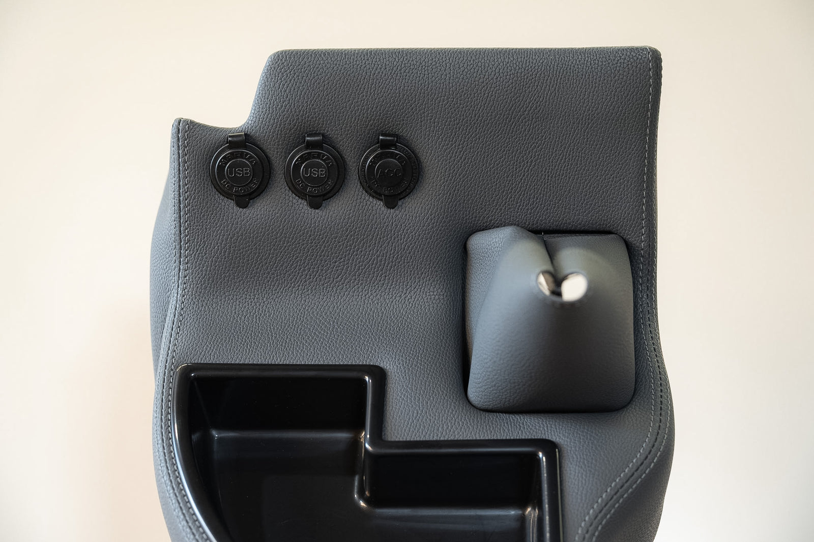 Original  Floor Console - (3) Sockets | Steel Dash