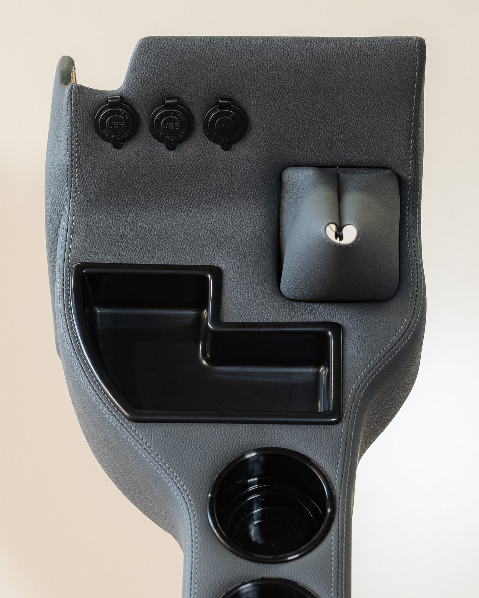 Original  Floor Console - (3) Sockets | Steel Dash