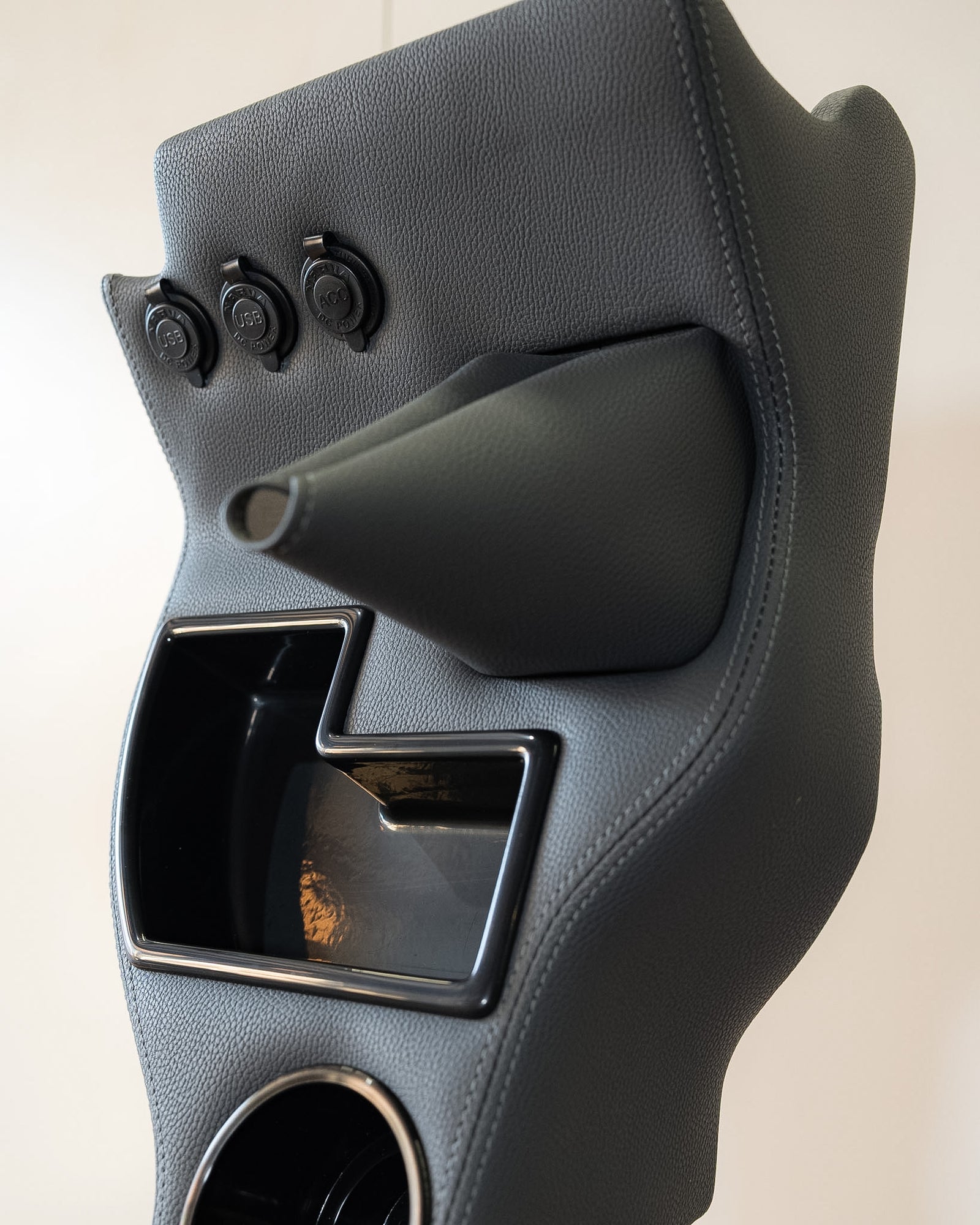 Original  Floor Console - (3) Sockets | Steel Dash