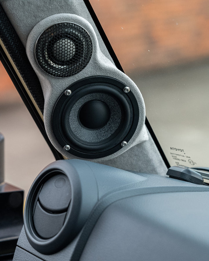 3-way A-Pillar Speaker Pods 70 Series LandCruiser (Tweeter + Midrange)
