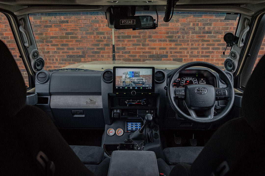 3-way A-Pillar Speaker Pods 70 Series LandCruiser (Tweeter + Midrange)