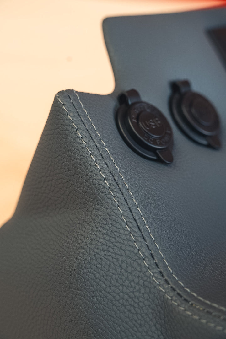 NEW #52 Original Floor Console - Charging Sockets - 79 Series Dual Cab or 76 Series Wagon