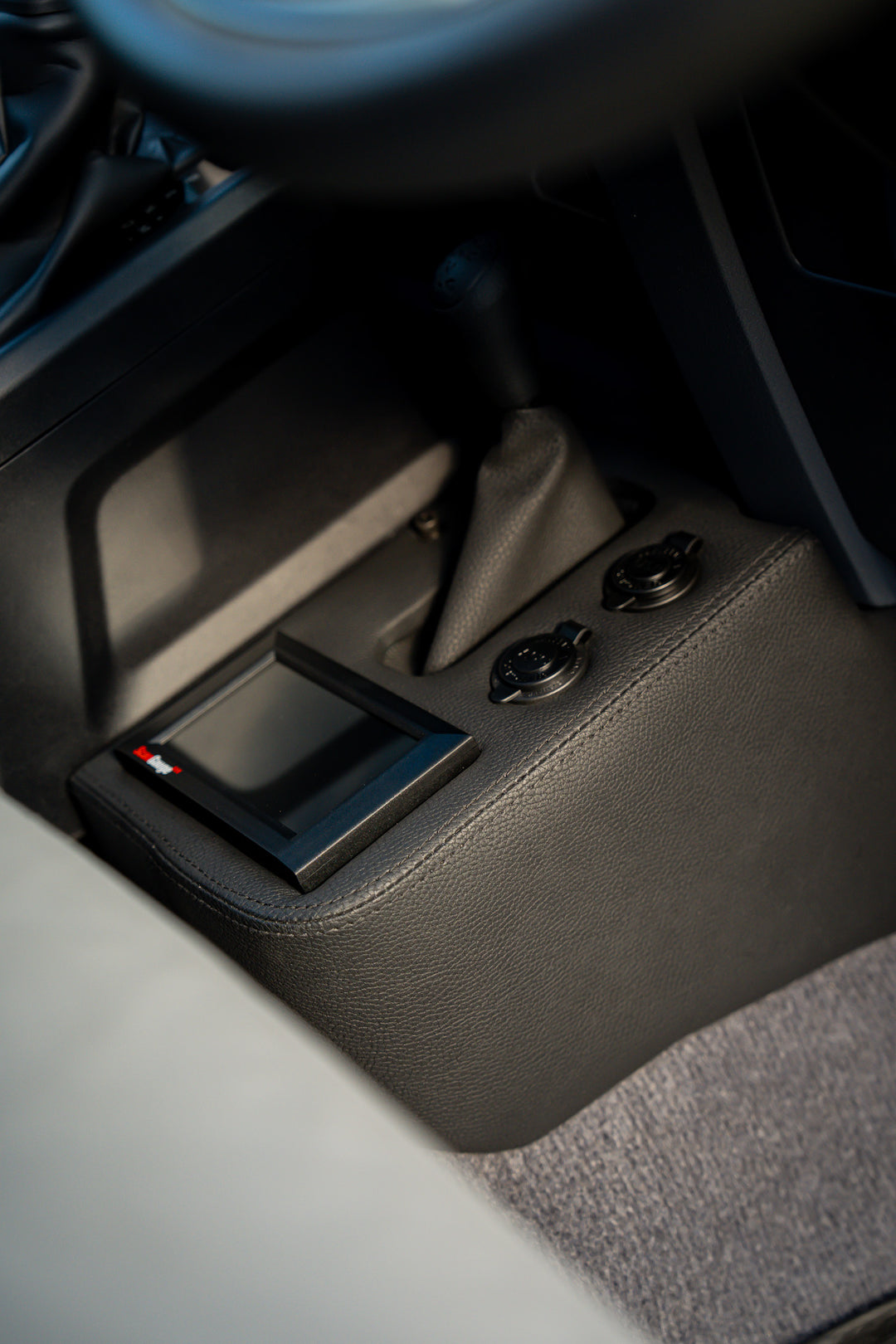 Auto Accessories Wing - RHS Design 2 With Charging Sockets & Scan Gauge III Hole