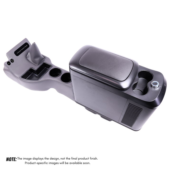 Original Full Length Fridge Console with Charging Sockets and (5) Rocker Switch Panel