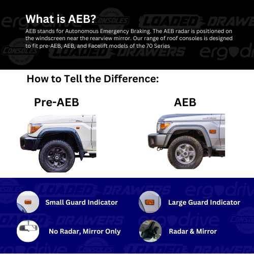 Centre Roof Console with REDVISION Provision