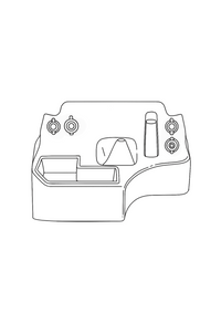 Premium Floor Console - Charging Sockets | TroopCarrier