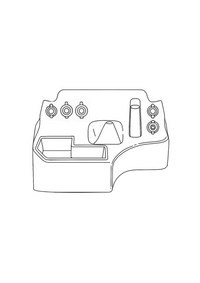 Premium Floor Console - (3) Charging Sockets