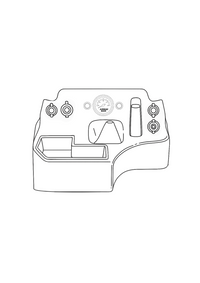 Premium Floor Console - Charging Sockets & Airbag Man Provision
