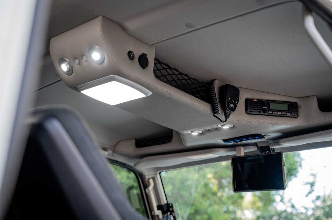 T-Shape Roof Console with (6) Rocker Switch Panel