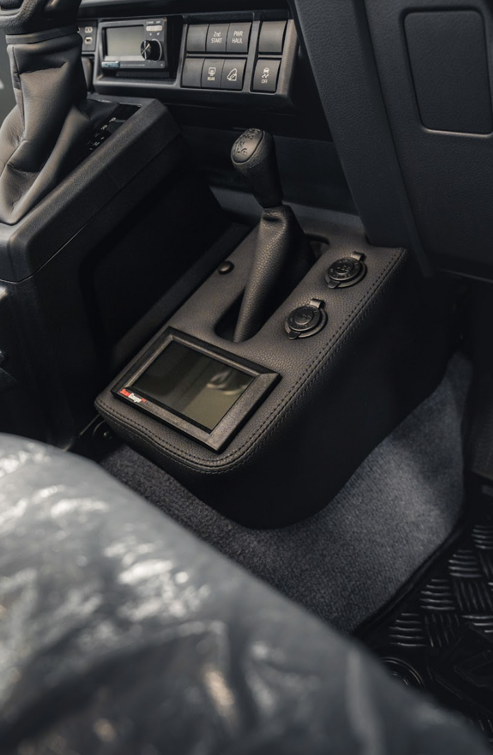 Auto Accessories Wing - RHS Design 2 With Charging Sockets & Scan Gauge III Hole