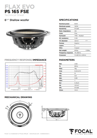 Focal Flax Evo PS 165 FSE – 6.5" Shallow-Mount Component Speakers
