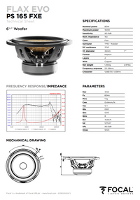Focal Flax Evo PS 165 FXE – 6.5" High-Performance Component Speakers