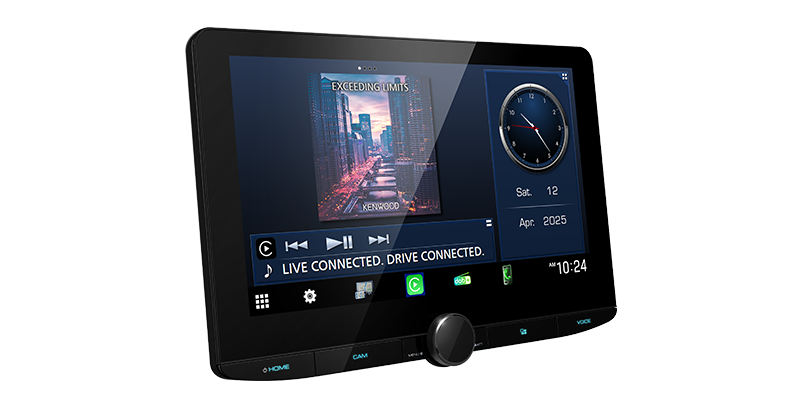 Kenwood DMX9724XDS Digital Multimedia Receiver with 10.1” Floating HD Display