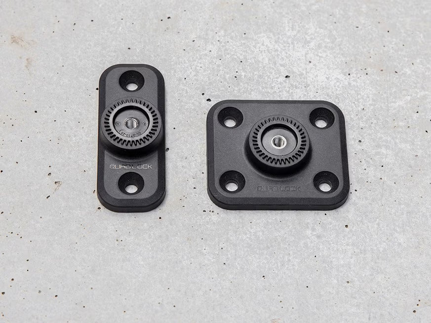 Quad Lock 360 Base - Flat Rectangle Bases 2 hole
