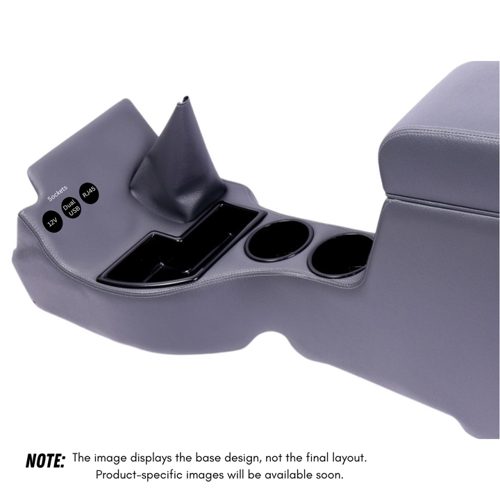 Original Full Length Floor Console with (3) Sockets