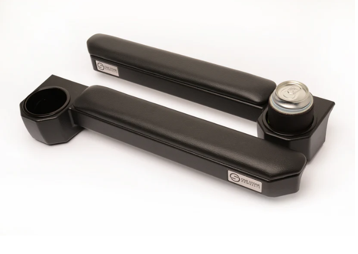 One Stone Armrests – Full Driver & Passenger Set (Black)