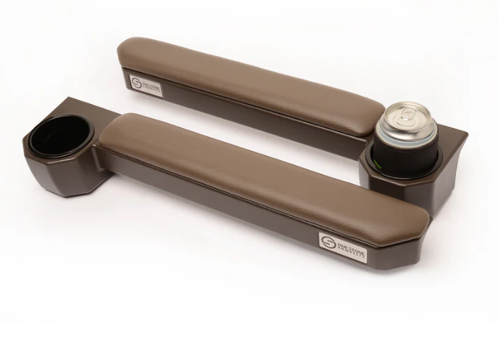 One Stone Armrests – Full Driver & Passenger Set (Brown)