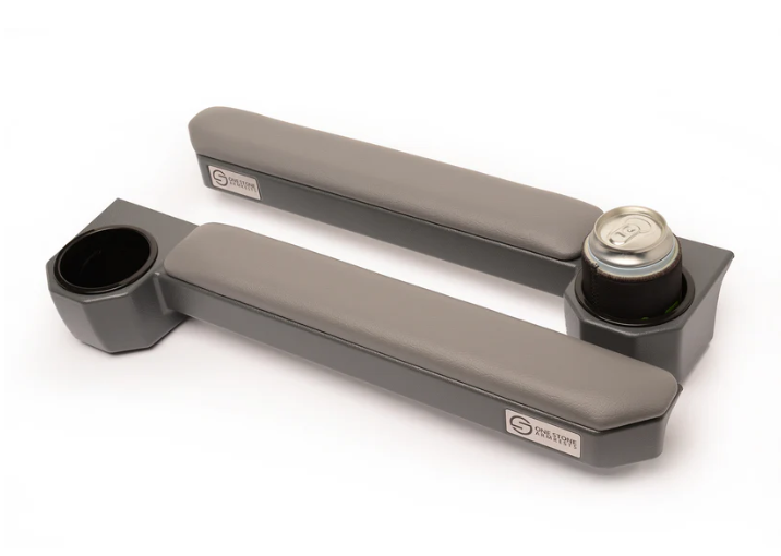 One Stone Armrests – Full Driver & Passenger Set (Grey)