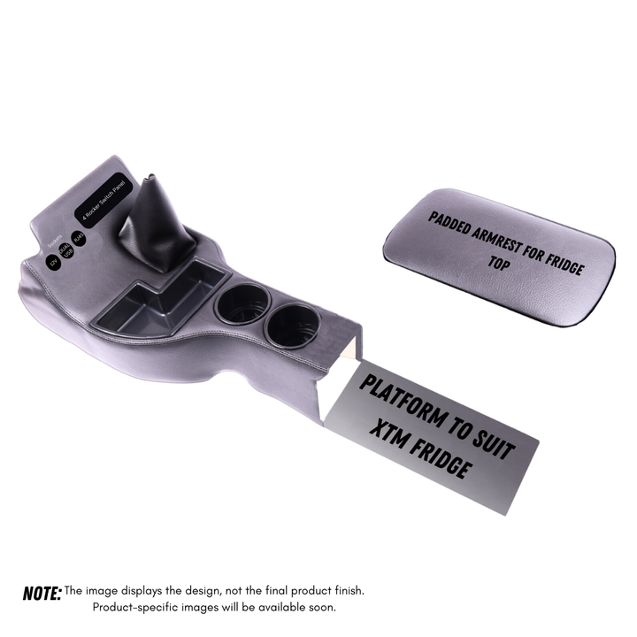 Original Full Length Fridge Console with (3) Sockets and (4) Rocker Switch Panel