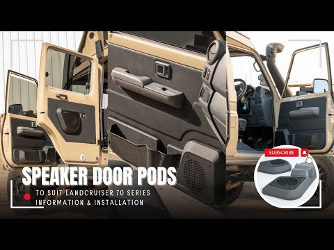 Front 3D Door Trims with Premium Speaker Door Pods