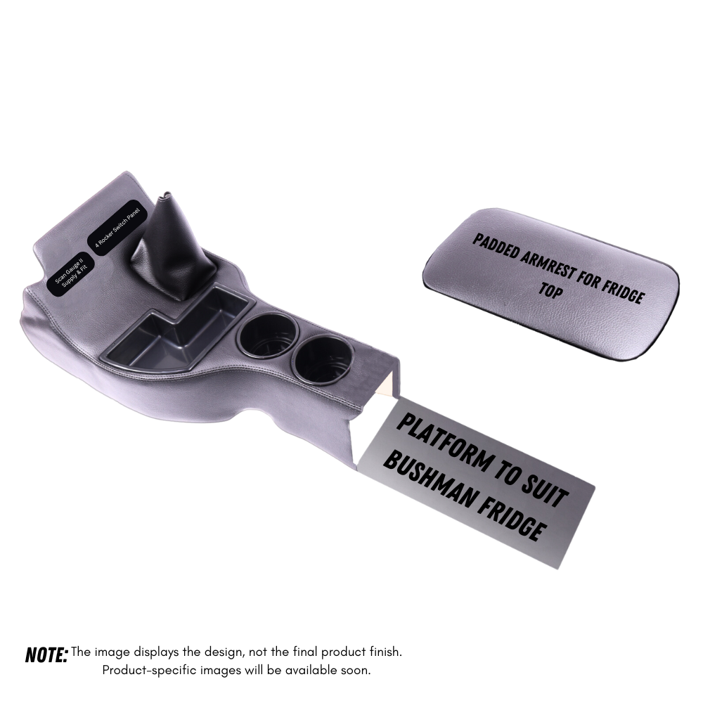 Original Full Length Fridge Console with Scan Gauge II Provision & (4) Rocker Switch Panel